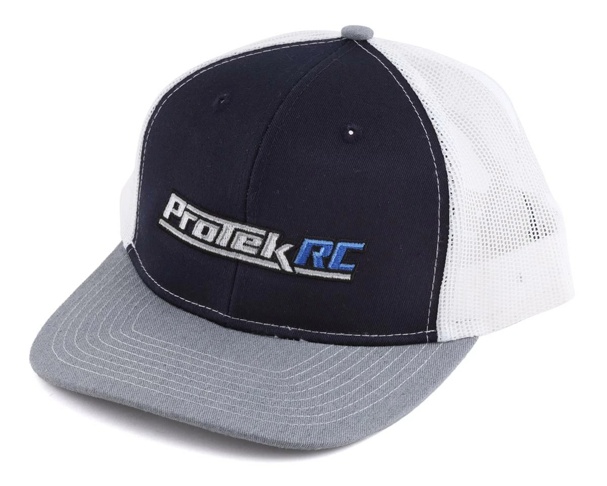 ProTek RC Trucker Hat (Navy/Grey) (One Size Fits Most) 2 ProTek RC Trucker Hat (Navy/Grey) (One Size Fits Most)