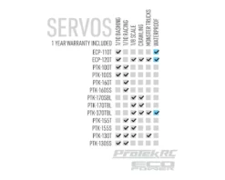 ProTek RC 100T Standard Digital "High Torque" Metal Gear Servo -ProTek RC Sales ptk 100t 5