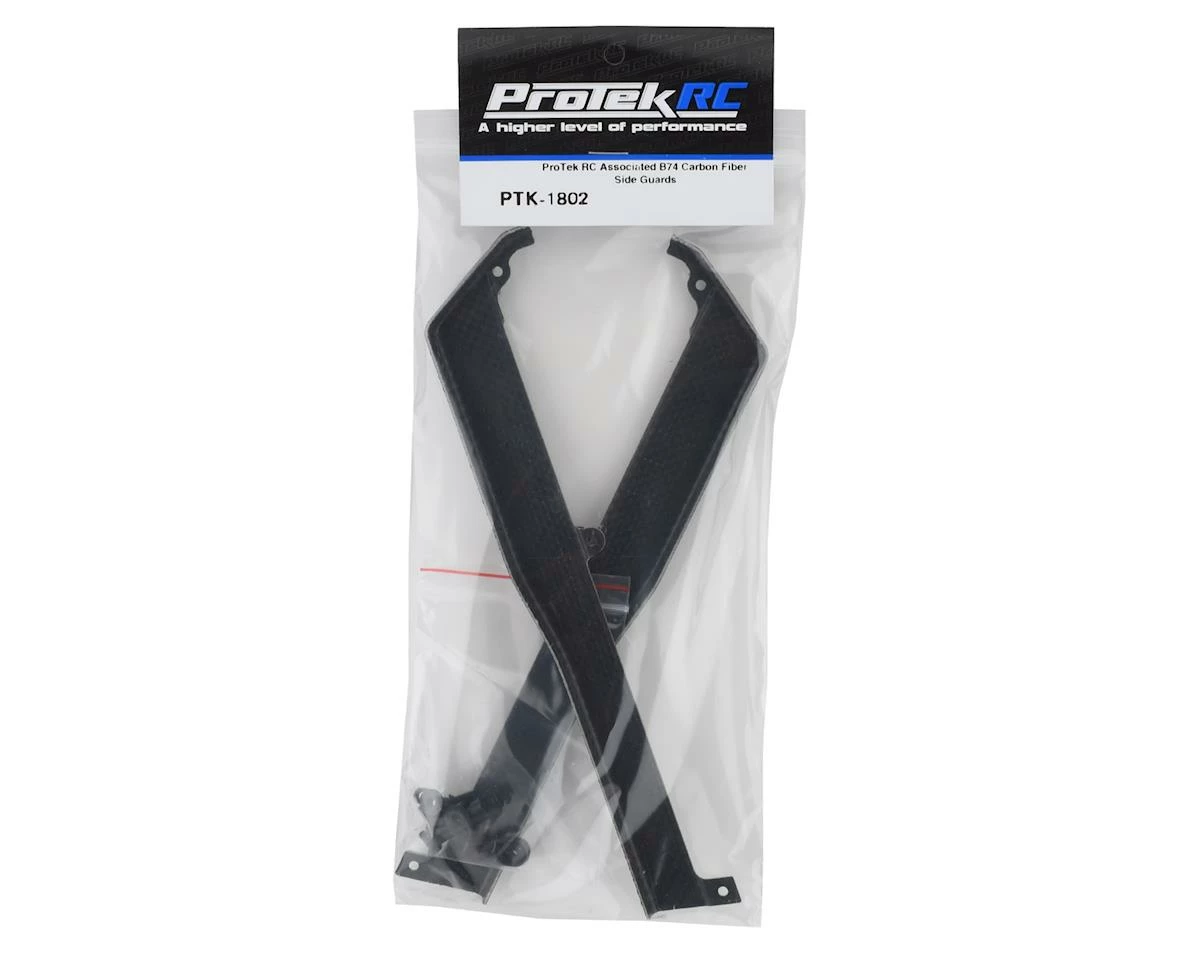 ProTek RC Associated B74.1 Carbon Fiber Side Guards 4 ProTek RC Associated B74.1 Carbon Fiber Side Guards - Image 2