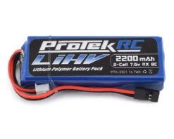 ProTek RC HV LiPo Receiver Battery Pack (Mugen/AE/8ight-X) (7.6V/2200mAh) (w/Balance Plug)