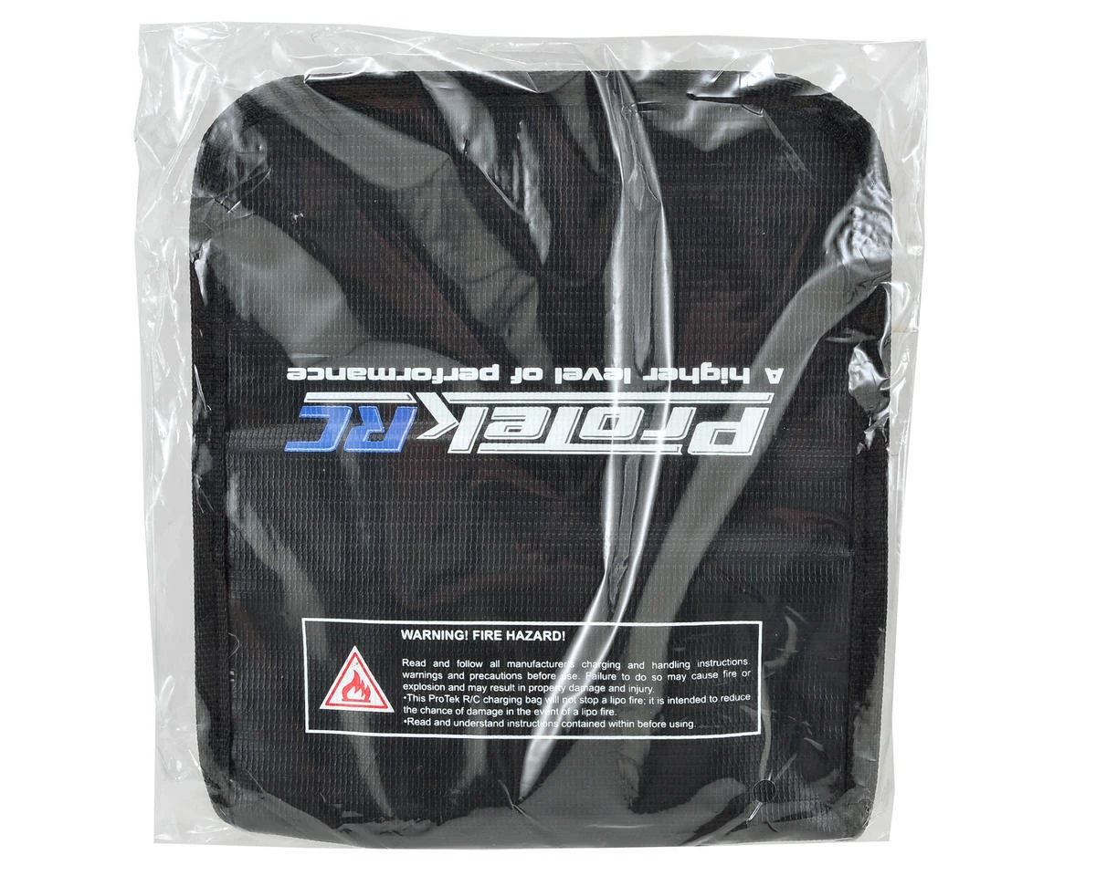 ProTek RC "Flak Jacket" Flame Resistant LiPo Polymer Charging Bag (16x6.5x7cm) 5 ProTek RC "Flak Jacket" Flame Resistant LiPo Polymer Charging Bag (16x6.5x7cm) - Image 3